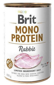 BRIT puszka 400g MONOPROTEIN RABBIT /6