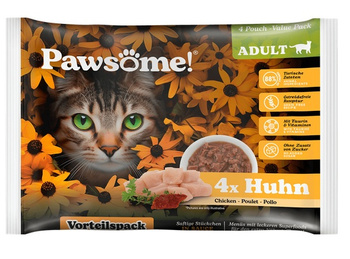 Pawsome Adult Huhn - kurczak saszetki 4x85g