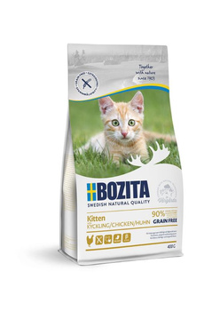 Bozita Kitten Grain free Chicken 400g     31111