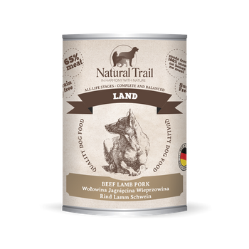 NATURAL TRAIL Dog 800g Land puszka