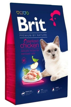 BRIT PREMIUM BY NATURE KOT 800g CHICKEN   STERILIZED /12