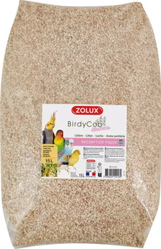 Zolux Ściółka do klatek dla ptaków BIRDYCOB NATURE 15 l