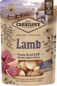 CARNILOVE RAW FREEZE-DRIED SNACKS LAMB    60g