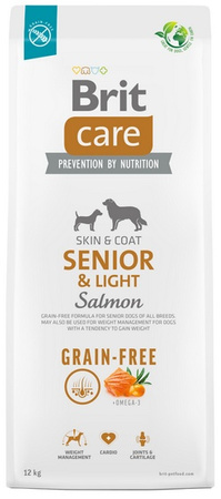 BRIT CARE PIES 12kg SENIOR & LIGHT        SALMON GRAIN-FREE*