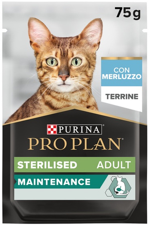 Purina Pro Plan Cat Sterilised dorsz saszetka 75g