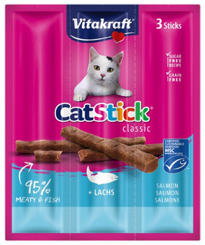 VITAKRAFT KOT STICK MINI ŁOSOŚ  3 szt. /20