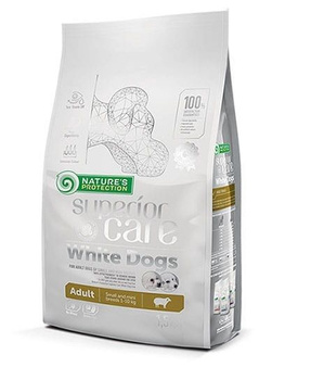 NATURES PROTECTION PIES 1,5kg SUPERIOR  CARE WHITE DOG ADULT SMALL LAMB