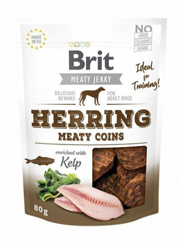 BRIT PIES 80g SNACK JERKY HERRING  COINS