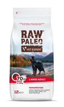 Raw Paleo Large Adult wołowina 12kg