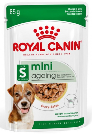 Royal Canin Mini Ageing karma mokra w sosie dla psów dojrzałych po 8 roku życia, ras małych saszetka 85g