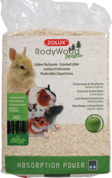 Zolux Ściółka trociny RodyWood Fresh zapach jabłkowy 60 l