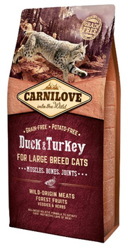 Carnilove Cat Duck & Turkey for Large Breed - kaczka i indyk 6kg