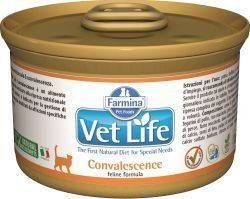 Farmina Vet Life Cat Convalescence rekonwalescencja dorosłych kotów puszka 85g (5) Wysyłka 24h