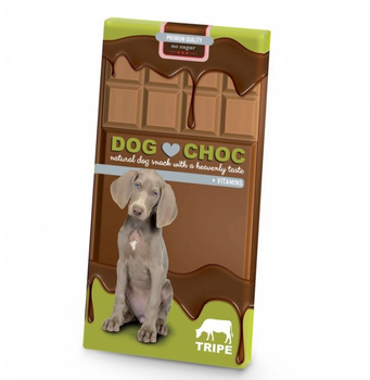 DUVO+ CZEKOLADA DLA PSA  DOG CHOC TRIPE   100g  ZE ŻWACZEM   /18