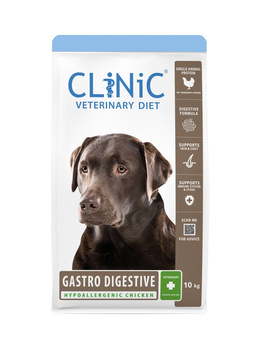 CLiNiC Veterinary Diet Dog Gastro Digestive Chicken 10kg - sucha karma weterynaryjna dla psów