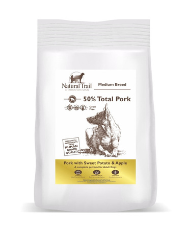 NATURAL TRAIL Dog GF Pork with sweet potatoes & apple 2kg