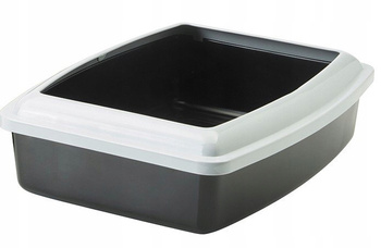 SAVIC-KUWETA DLA KOTA OVAL TRAY JUMBO     SZARA  /6