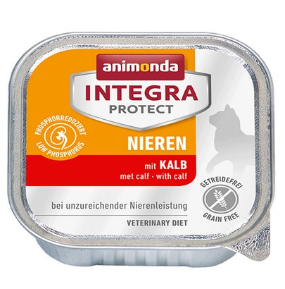 Animonda Integra Protect Nieren dla kota - z cielęciną tacka 100g