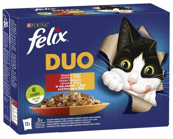 Felix Fantastic Duo Wiejskie Smaki galaretka saszetki 12x85g