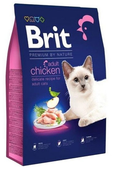 BRIT PREMIUM BY NATURE KOT 300g CHICKEN   ADULT /10