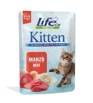 LIFE CAT sasz.70g KITTEN BEEF /30