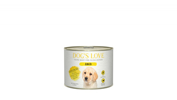 DOG'S LOVE Junior Geflügel - drób z cukinią i jabłkami dla szczeniąt (200g)