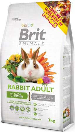 BRIT ANIMALS 3kg KRÓLIK COMPLETE      /3