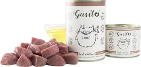 GUSSTO pusz.200g FRESH WILD BOAR /6  Pokarm dla kota z DZIKIEM