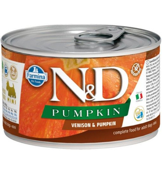 Farmina ND GF Venison Pumpkin Adult - jeleń i dynia 285g