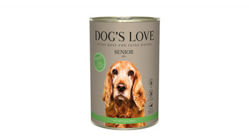 DOG'S LOVE Senior Wild - dziczyzna karma dla starszych psów (400g)