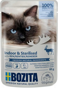 Bozita Pouch Indoor&sterilised CiS        Reindeer 85g /12 3641