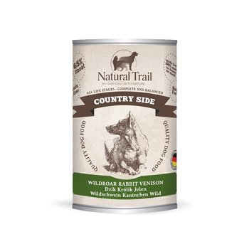 NATURAL TRAIL Dog 400g Country Side puszka