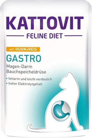 KATTOVIT sasz.85g GASTRO KURCZAK RYŻ /24