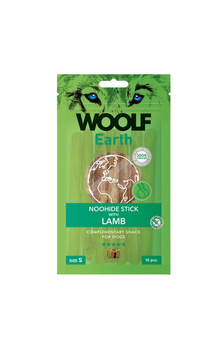 WOOLF EARTH NOOHIDE S STICK WITH LAMB     90g