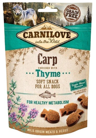 Carnilove Dog Snack Fresh Soft Carp+Thyme 200g