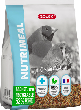 Zolux Pokarm mieszanka dla ptaków egzotycznych NUTRIMEAL 3 800 g