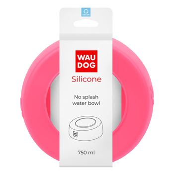 WAUDOG SILICONE MISKA NIEWYSYPKA 750ml RÓŻ