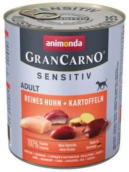 Animonda GranCarno Sensitiv Kurczak + ziemniaki puszka 800g