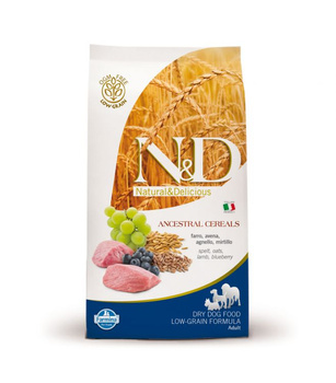 FARMINA ND LG DOG LAMB, SPELT, OATS, BLUEBERRY ADULT MINI 800G