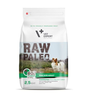 RAW PALEO dla psów dorosłych ras małych 2,5kg