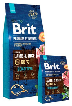 BRIT PREMIUM BY NATURE 1kg SENSITIVE   LAMB /10