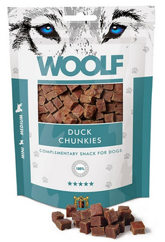 WOOLF przys.PIES 100g DUCK CHUNKIES