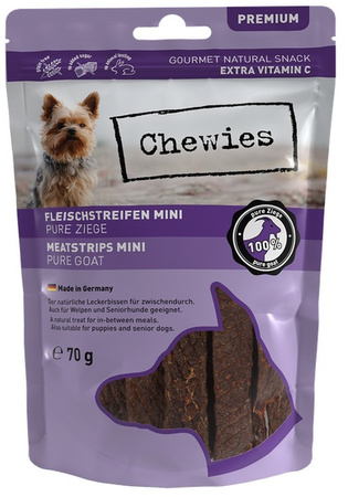 Chewies Meat Strips Mini Koza 70g