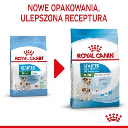 Royal Canin Mini Starter Mother&Babydog karma sucha dla szczeniąt do 2 miesiąca i suk karmiących ras małych 8kg