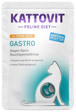 KATTOVIT sasz.85g GASTRO KURCZAK RYŻ /24