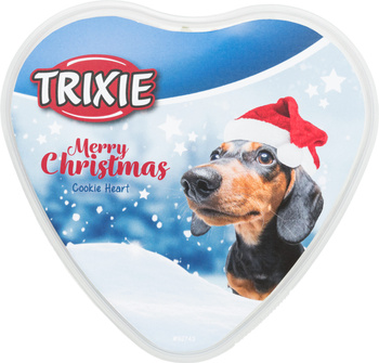 Trixie Xmas Cookie Heart, przysmak, dla psa, 300g