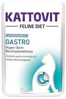 KATTOVIT sasz.85g GASTRO KACZKA RYŻ /24