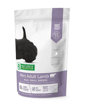 NATURES PROTECTION PIES 500g MINI ADULT   LAMB