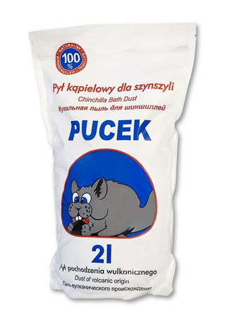 PUCEK WOREK 2L Pył kąpielowy dla  szynszyla /12