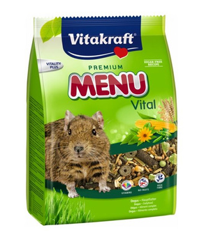 VITAKRAFT Menu Vital Karma Pełnoporcjowa dla koszatniczki 600g